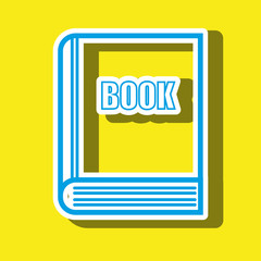 symbol of book isolated icon design, vector illustration  graphic 