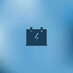 Car battery icon