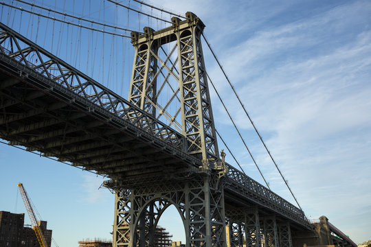 USA, New York City, Manhattan bridge