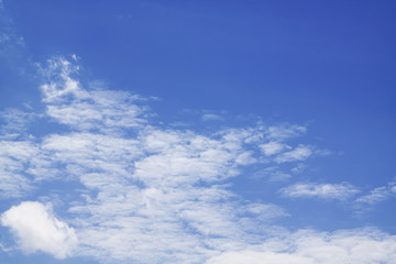 Beautiful blue sky with cloud.
