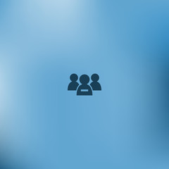 Fototapeta na wymiar Add new user account flat icon for apps