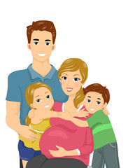 Girl Family Pregnant