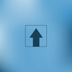 Ahead Only, One way traffic sign, Drive Straight