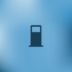 Petrol refueling station vector icon