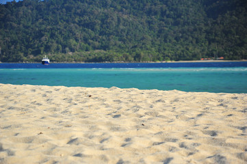 Obraz premium Beach on Tropical Islands at Summer Season