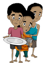 Kids Boys African Line Empty Plate Cup