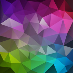 Abstract colorful background of triangles