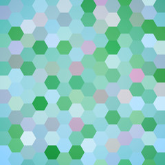 Fototapeta na wymiar Abstract colorful background of hexagons