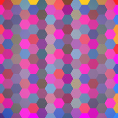 Abstract colorful background of hexagons