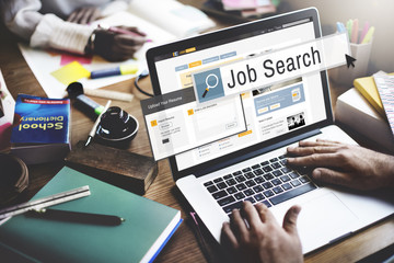 Fototapeta na wymiar Job Search Human Resources Recruitment Career Concept