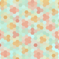 Abstract colorful background of hexagons