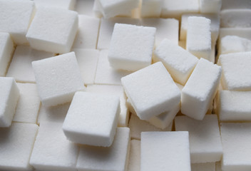 Refined cube sugar background