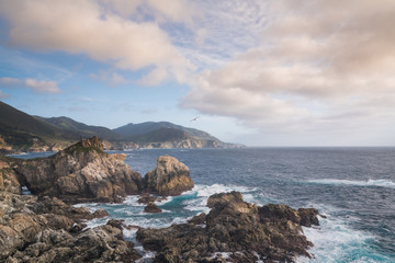 Pacific Coast in Big Sur, California