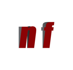 nf logo initial red and shadow