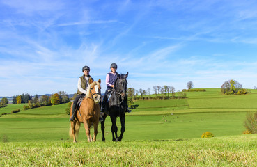 Ausreiten in die herbstliche Natur