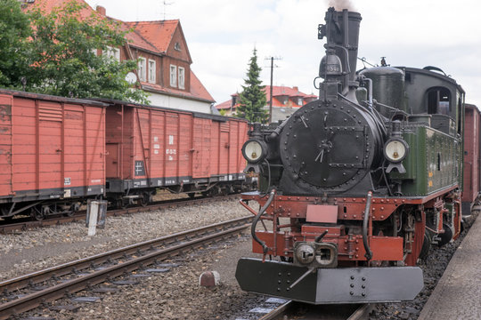 Historische Dampflokomotive