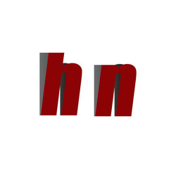 hn logo initial red and shadow