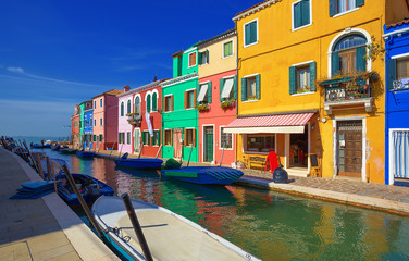 Fototapeta na wymiar architecture of Burano island. Venice. Italy.
