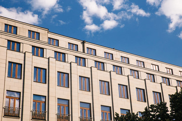 Prague, Czech Republic - 04 July 2016. The summer photo of arhitecture of Praha, Chezh Republic capital like a point of travel destination.