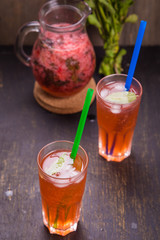 fresh strawberry drink