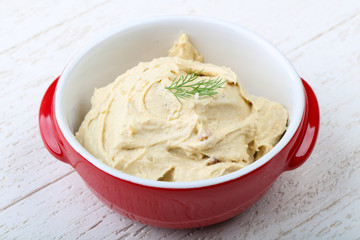 Arabic traditional cuisine - hummus