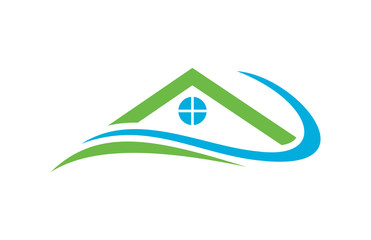 house icon vector logo