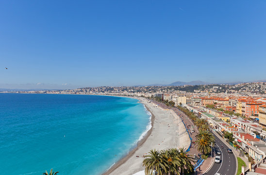 View of Nice, France from Bellanda Tower