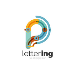 Linear business logo letter © antishock