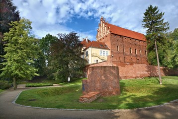 Fototapeta na wymiar Castle in Olsztyn