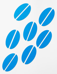 Abstract coffe beans