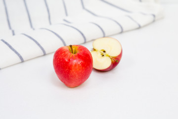 Red Apple with Napkin
