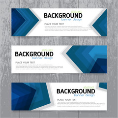 Naklejka premium vector background banner Collection horizontal business set tem