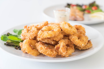 fried squid (calamari rings)