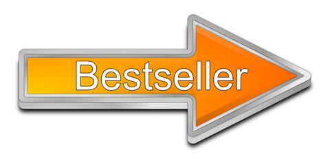 Bestseller arrow button - 3D illustration