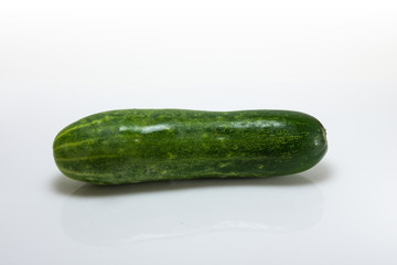 Cucumber isolated on white background (with path)

