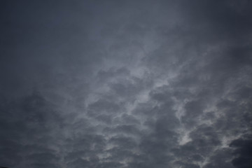 The rain is coming .Raincloud in the sky