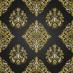 Seamless Vector Wallpaper in the Style of Baroque