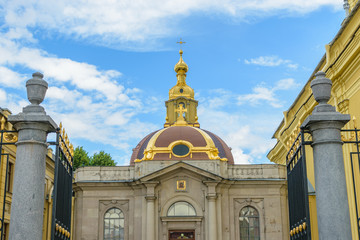 Peter and Paul Cathedral in St. Petersburg. Russia