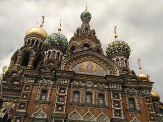 Obraz premium La Cathédrale du sauveur sur le sang versé SaintPetersbourg