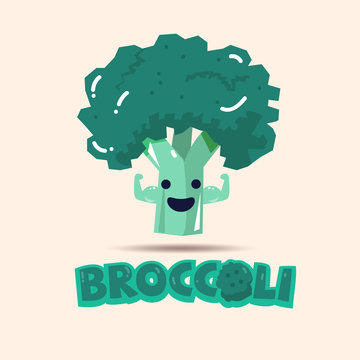 broccoli showing muscle. eat strong. Healthiest Vegetables conce