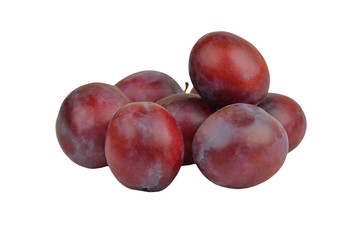 Plum on white