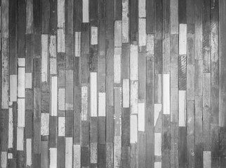 texture of decorative old wood wall stripe