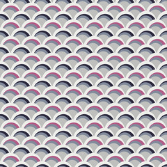 Ethnic boho seamless pattern with waves. Print. Repeating background. Cloth design, wallpaper.