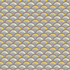 Ethnic boho seamless pattern with waves. Print. Repeating background. Cloth design, wallpaper.