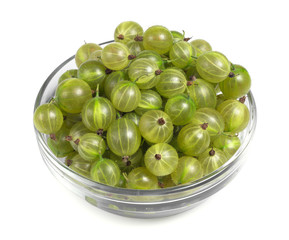 Gooseberries in bowl