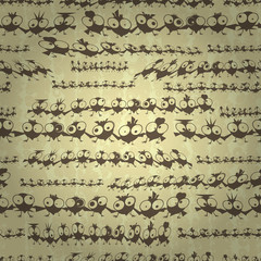 Obraz premium Funny dancing birds. Seamless pattern. Vector