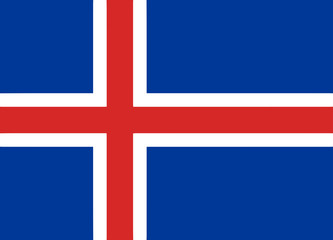 Iceland flag vector - 115717067