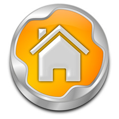 Home Button - 3D illustration