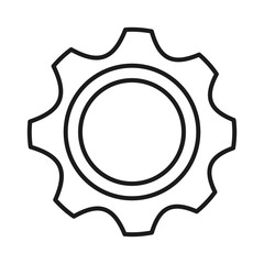 gears isolated icon design