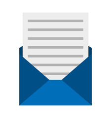 envelope isolated icon design